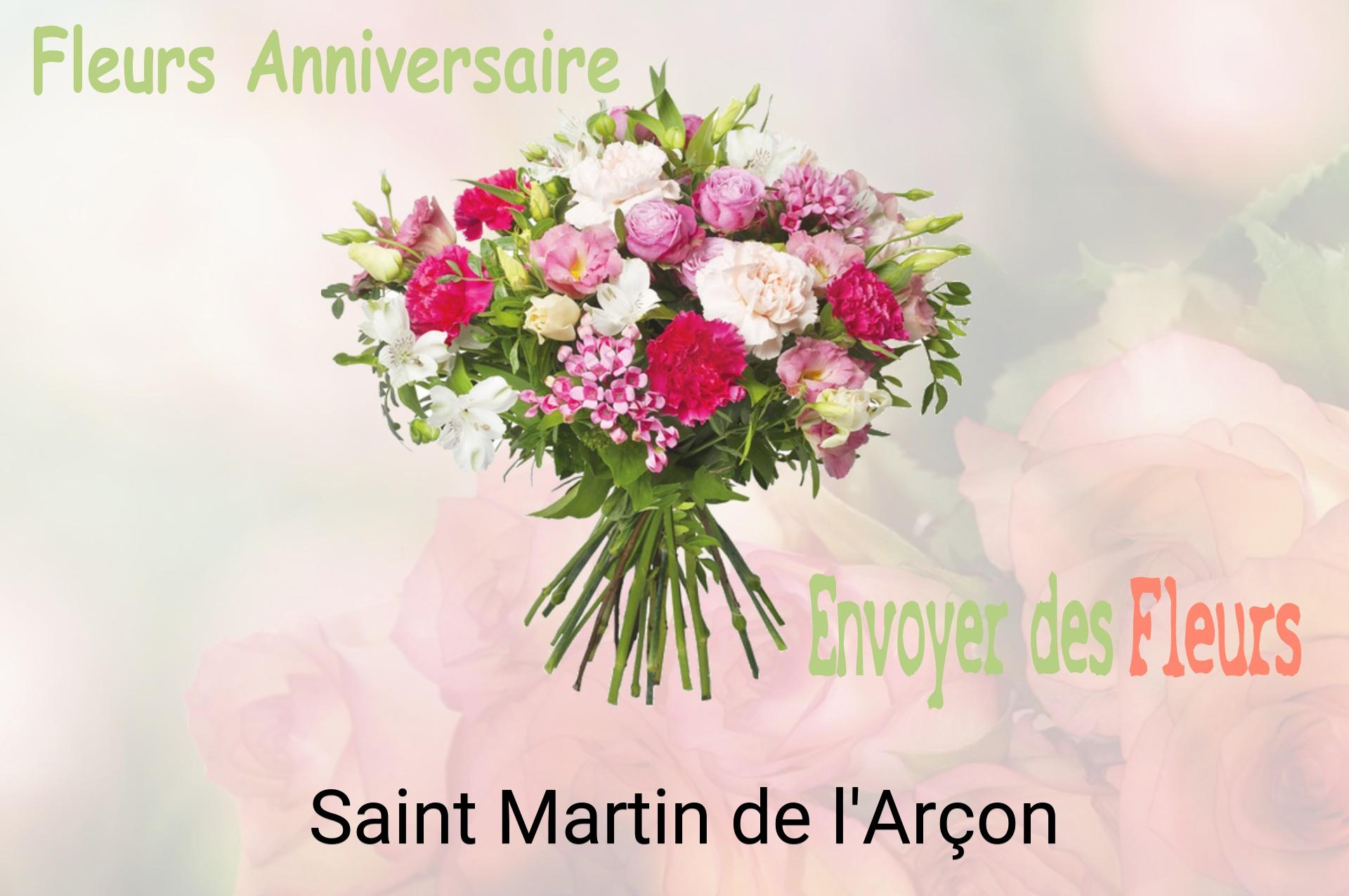 Bouquet de fleurs d’anniversaire livré à Saint-Martin-de-l'Arçon