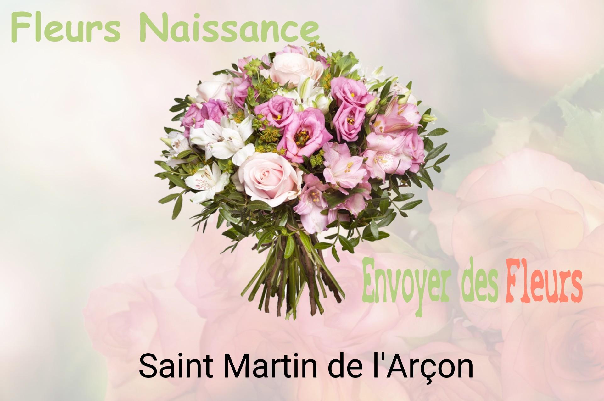 Bouquet de fleurs de naissance livré à Saint-Martin-de-l'Arçon